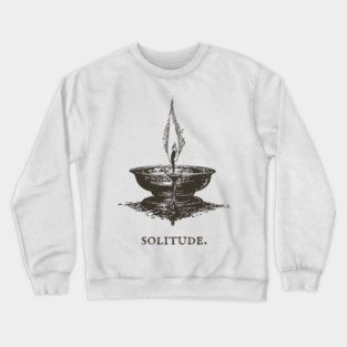 Antique Oil Lamp of Quiet Contemplation Crewneck Sweatshirt