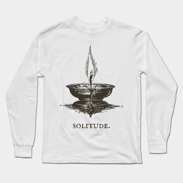 Antique Oil Lamp of Quiet Contemplation Long Sleeve T-Shirt by TuncGK