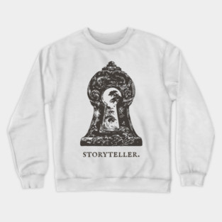 Magical Keyhole to Another World Illustration Crewneck Sweatshirt