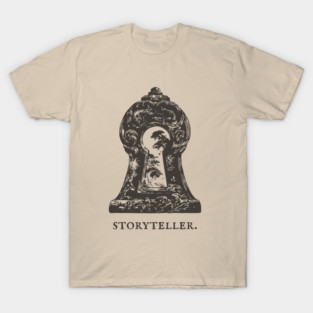 Magical Keyhole to Another World Illustration T-Shirt