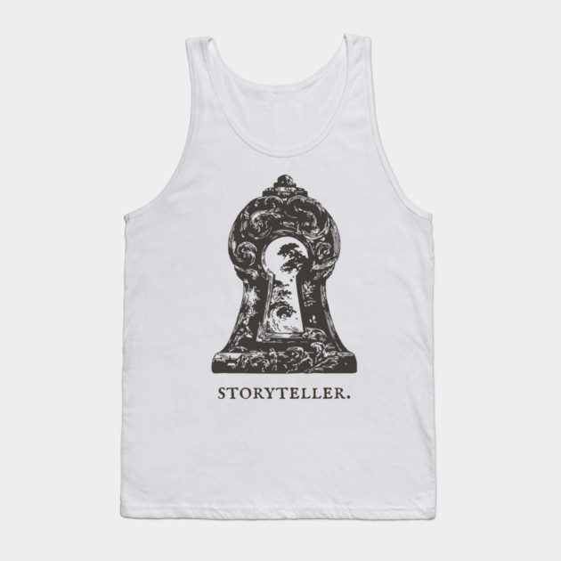 Magical Keyhole to Another World Illustration Tank Top by TuncGK
