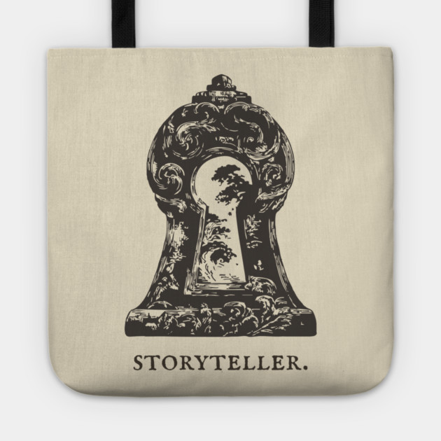 Magical Keyhole to Another World Illustration Tote by TuncGK
