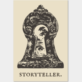 Magical Keyhole to Another World Illustration Posters and Art