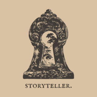 Magical Keyhole to Another World Illustration T-Shirt