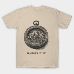 Vintage Mountain Compass for the Adventurer T-Shirt