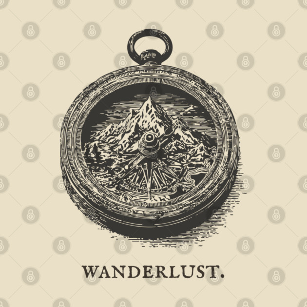 Vintage Mountain Compass for the Adventurer by TuncGK