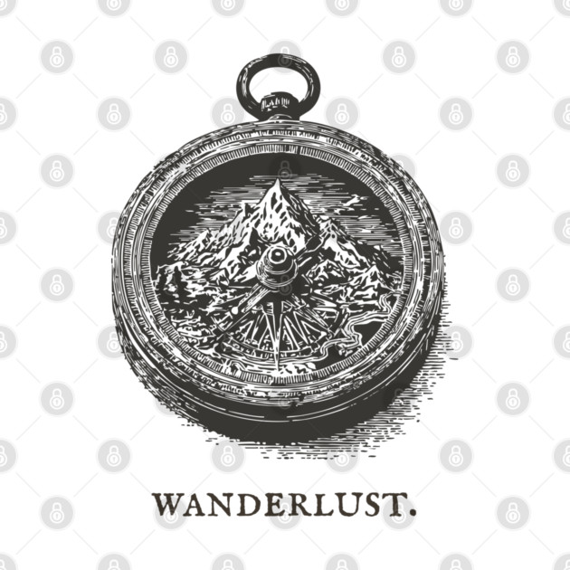 Vintage Mountain Compass for the Adventurer by TuncGK