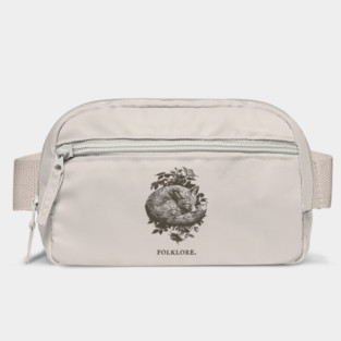 Sleeping Fox in a Thicket Fairytale Illustration Bag