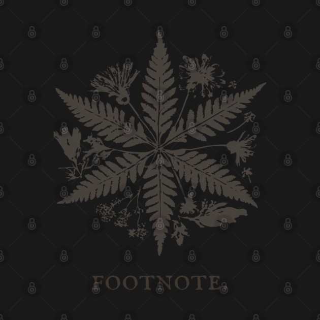 Botanical Asterisk Footnote for Scholars and Readers by TuncGK