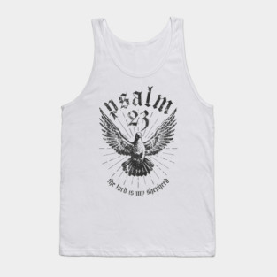 psalm 23 The lord is my shepherd Tank Top