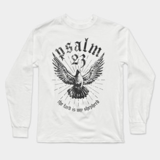 psalm 23 The lord is my shepherd Long Sleeve T-Shirt