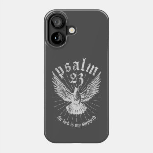 psalm 23 The lord is my shepherd Phone Case