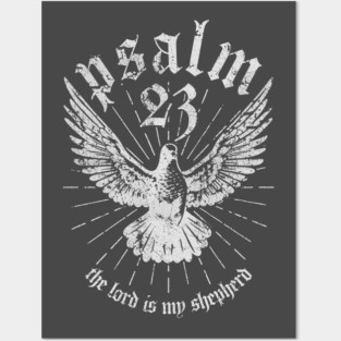 psalm 23 The lord is my shepherd Posters and Art