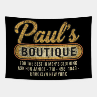 Paul's Boutique Vintage Men's Clothing - Brooklyn NYC Retro Tapestry