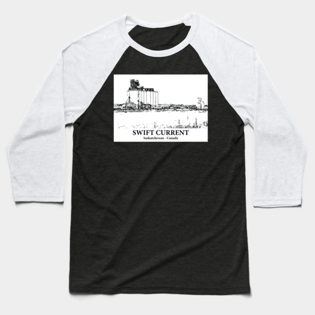 Swift Current - Saskatchewan Baseball T-Shirt by Lakeric