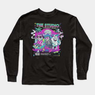 The Studio – Stoner Vaporwave Smokefest Design Long Sleeve T-Shirt