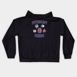 Psychology Graduation Senior Celebration Grad Party Kids Hoodie