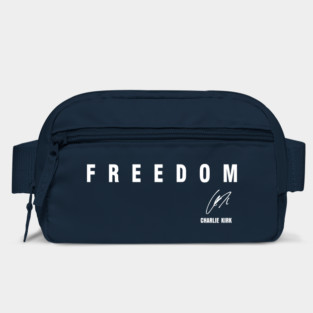 Freedom Charlie- Kirk Signature In October We Wear Red  October 14th Bag