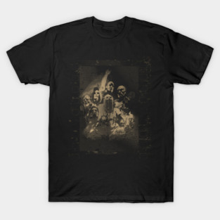 Slipknot Monochrome Horror Film Aesthetic T-Shirt