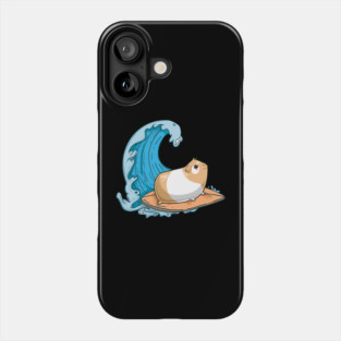 Guinea Pig Mom Dad Piggy Surfing Phone Case