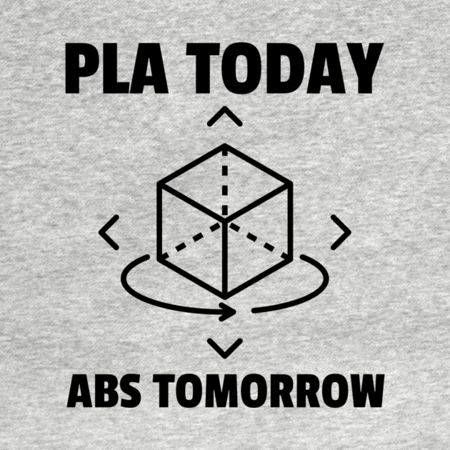 PLA Today ABS Tomorrow 3D Printing For Beginners by Lamount Tees