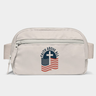 Faith Above All Patriotic Devotion Collection Jesus Freedom Bag
