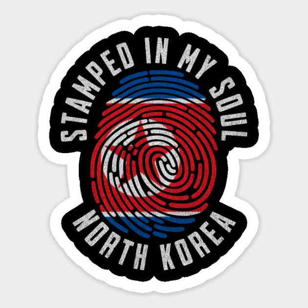 Stamped in My Soul North Korea Flag Korean Pride Magnet by Yesteeyear