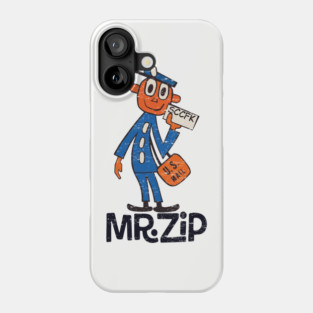 USPS Retro Mailman Design – Postal Worker Mr.zip Phone Case