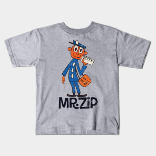 USPS Retro Mailman Design – Postal Worker Mr.zip Kids T-Shirt