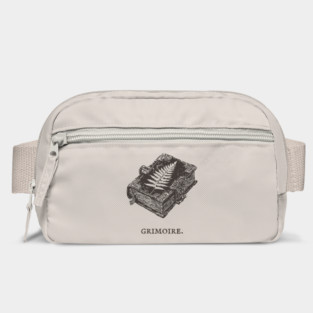 Ancient Grimoire Book of Spells Illustration Bag