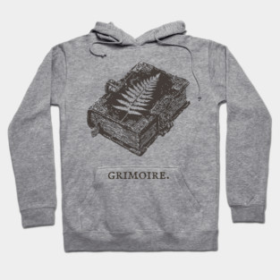 Ancient Grimoire Book of Spells Illustration Hoodie