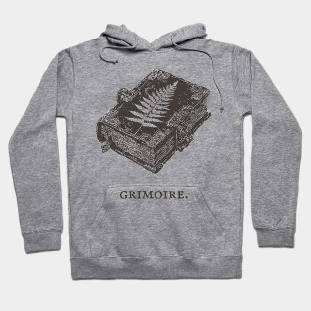 Ancient Grimoire Book of Spells Illustration Hoodie by TuncGK