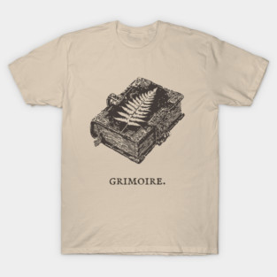 Ancient Grimoire Book of Spells Illustration T-Shirt