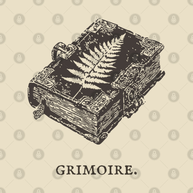 Ancient Grimoire Book of Spells Illustration by TuncGK