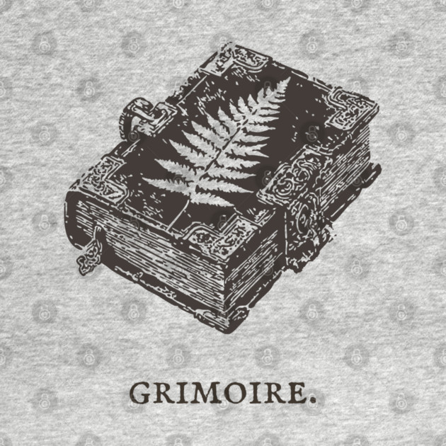 Ancient Grimoire Book of Spells Illustration by TuncGK