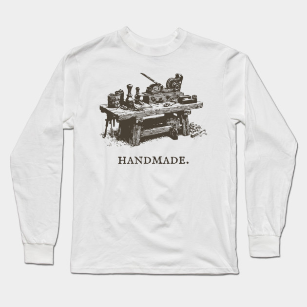 Vintage Woodworking Tools for the Craftsman Long Sleeve T-Shirt by TuncGK