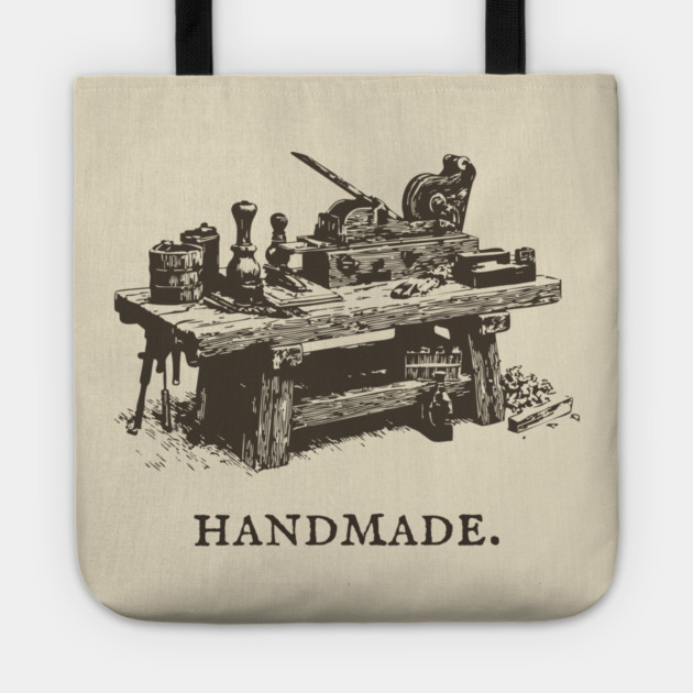 Vintage Woodworking Tools for the Craftsman Tote by TuncGK
