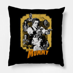 the mummy fans art Pillow
