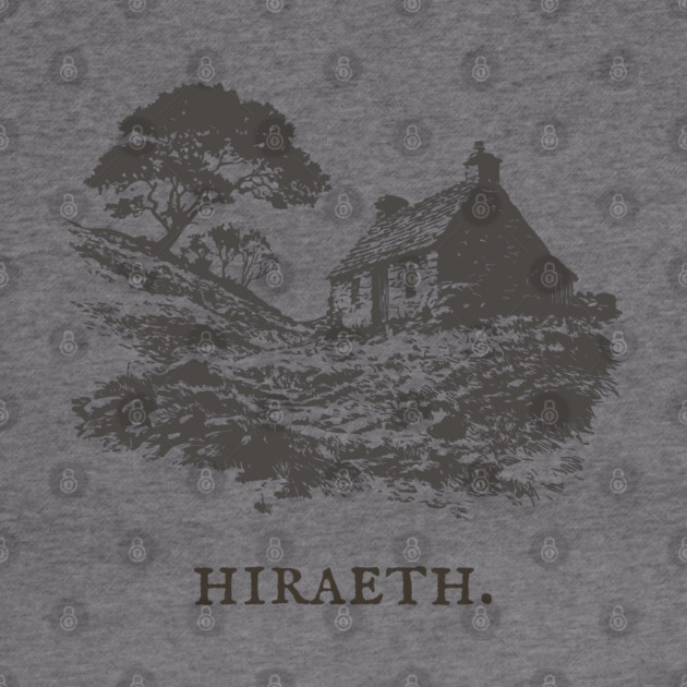 Hiraeth Welsh Word for Nostalgic Longing Illustration by TuncGK
