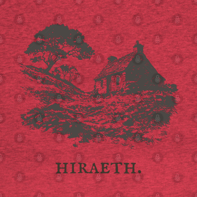 Hiraeth Welsh Word for Nostalgic Longing Illustration by TuncGK