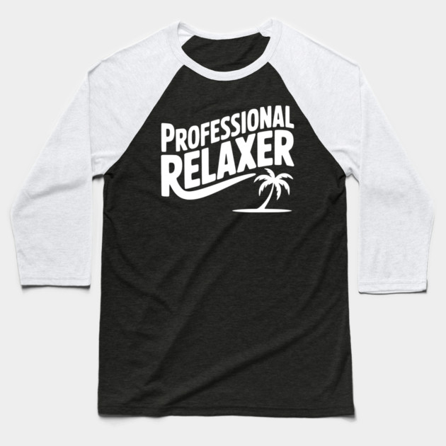Professional Relaxer Baseball T-Shirt by Frank Ring