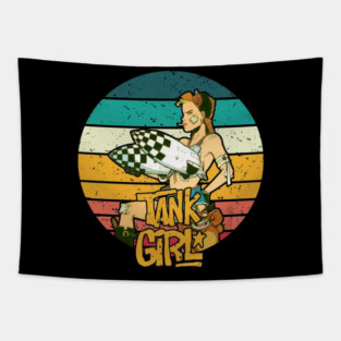 Tank Girl Classic Comics Tapestry