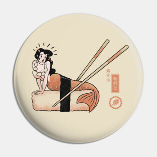 Mermaid Sushi Pin