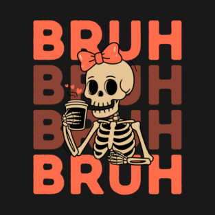 Cute Skeleton Girl Halloween T-Shirt