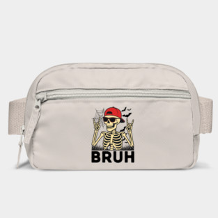 Bruh Rock On Skeleton Halloween Bag