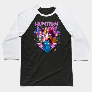 Huntrix Kpop Demon Hunters Saja Girls Baseball T-Shirt