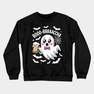 Funny Booo-Rrraaccha Borracha Party Halloween Crewneck Sweatshirt