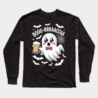 Funny Booo-Rrraaccha Borracha Party Halloween Long Sleeve T-Shirt