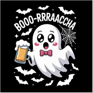 Funny Booo-Rrraaccha Borracha Party Halloween Posters and Art