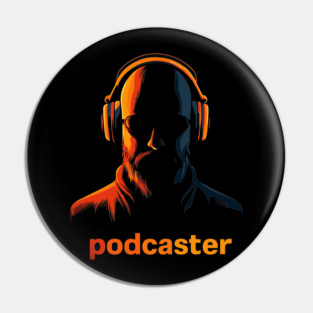 talk of podcaster Pin